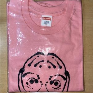 Supreme Scream Tee Bright Coral SS17 SZ xl